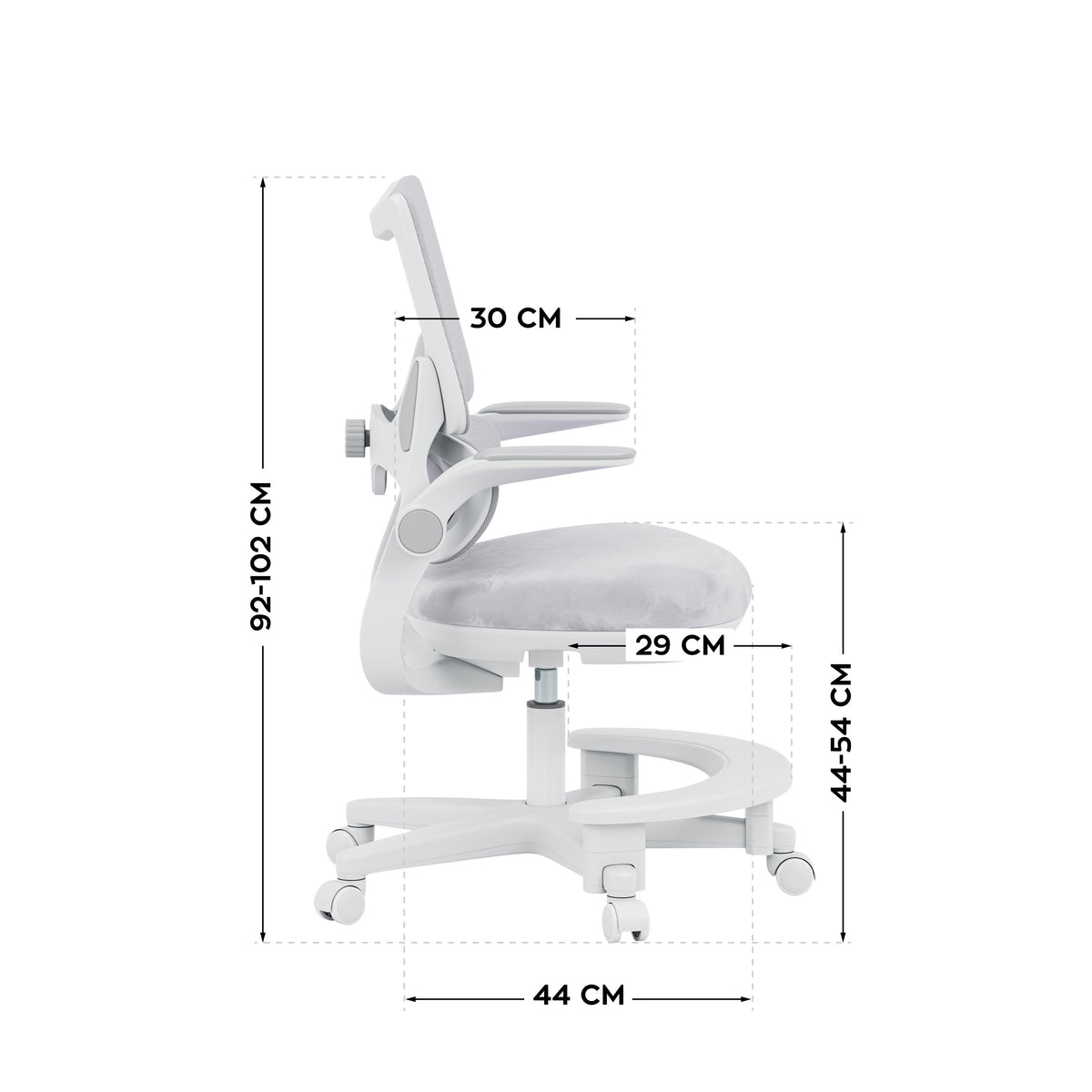 Fotel do biurka dla dziecka Mark Adler Junior 5.7 Grey