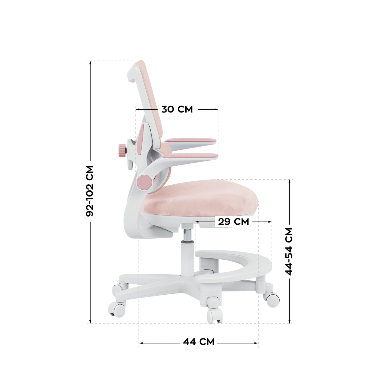 Fotel do biurka dla dziecka Mark Adler Junior 5.7 Pink