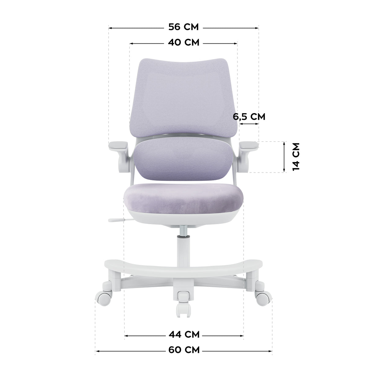 Fotel do biurka dla dziecka Mark Adler Junior 5.7 Purple