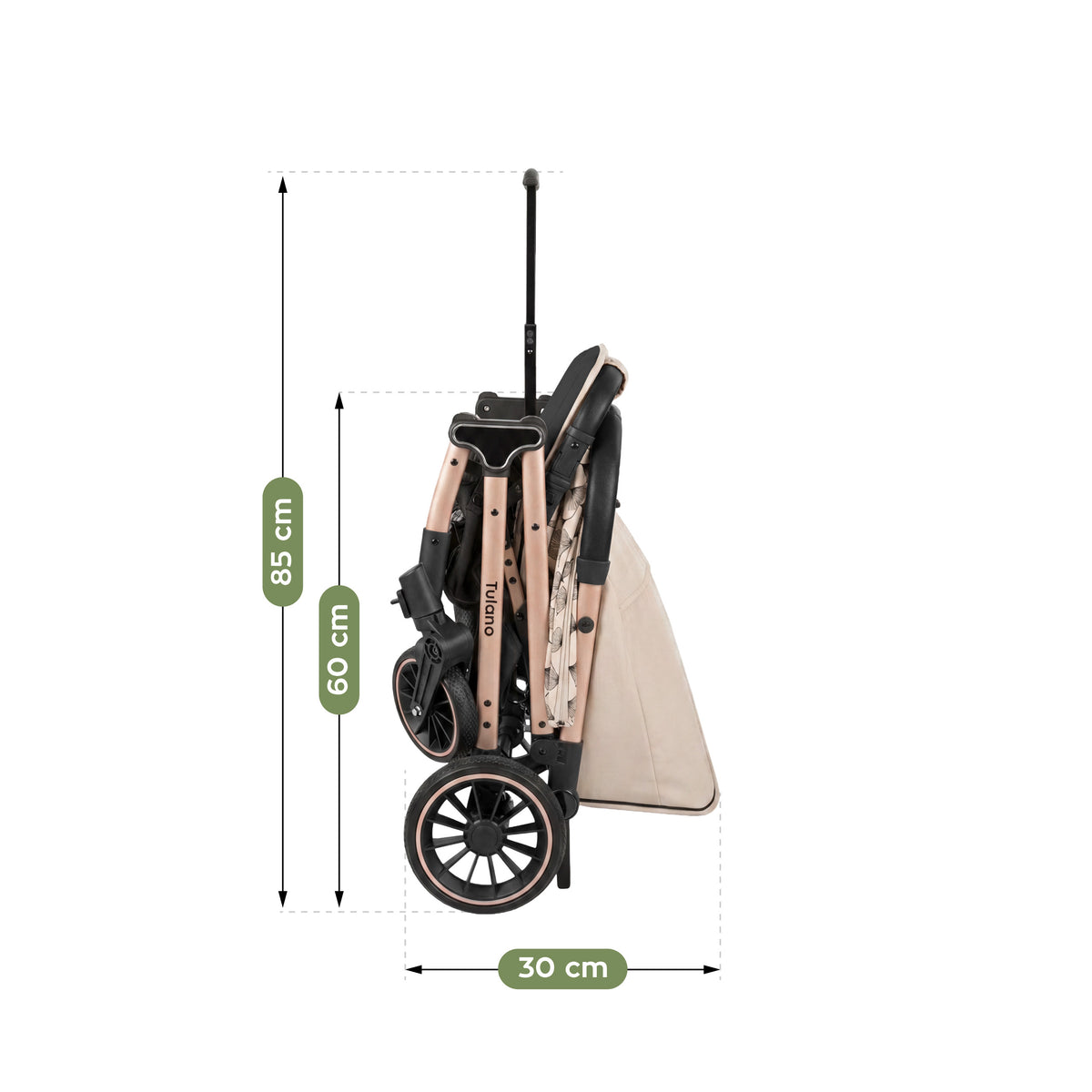 Wózek spacerowy Tulano Lagos 35 Beige Gold