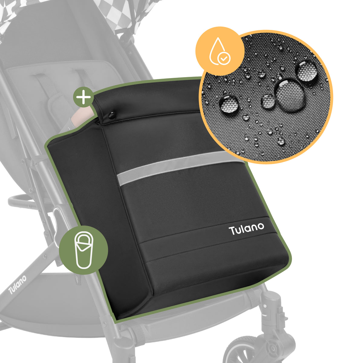 Wózek spacerowy Tulano Lagos 35 Black