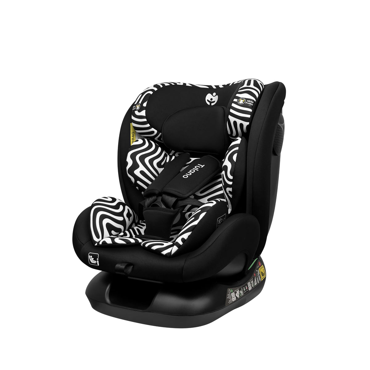 Fotelik samochodowy Tulano Loom 15 Black Mono