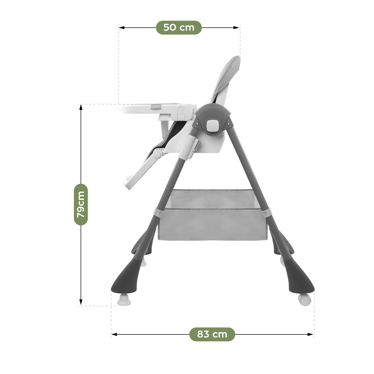 Krzesełko do karmienia składane Tulano Morsel 30