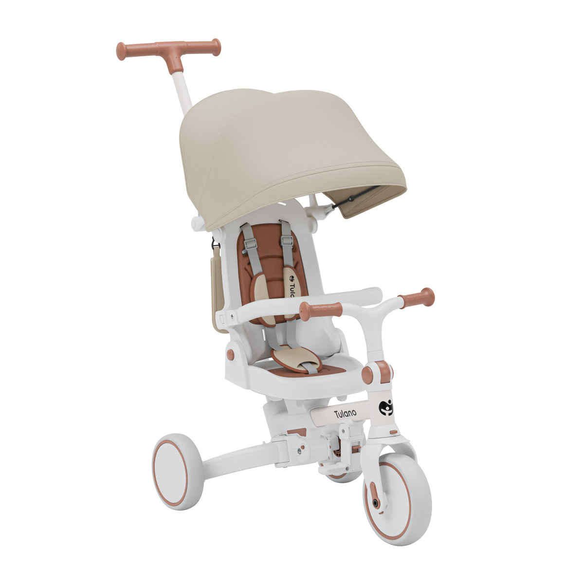 Rowerek trójkołowy Tulano 4w1 Noah 35 Beige