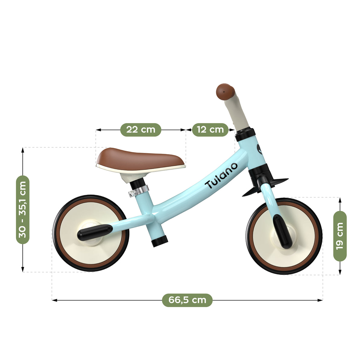 Rowerek biegowy Tulano Scout 15 Blue