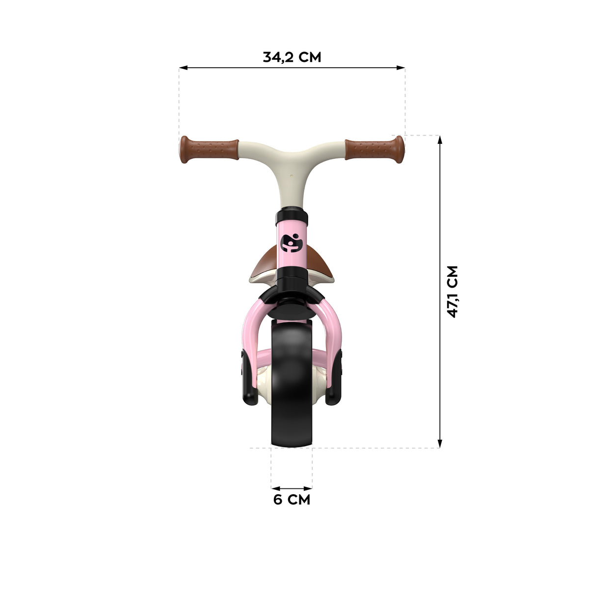 Rowerek biegowy Tulano Scout 15 Pink