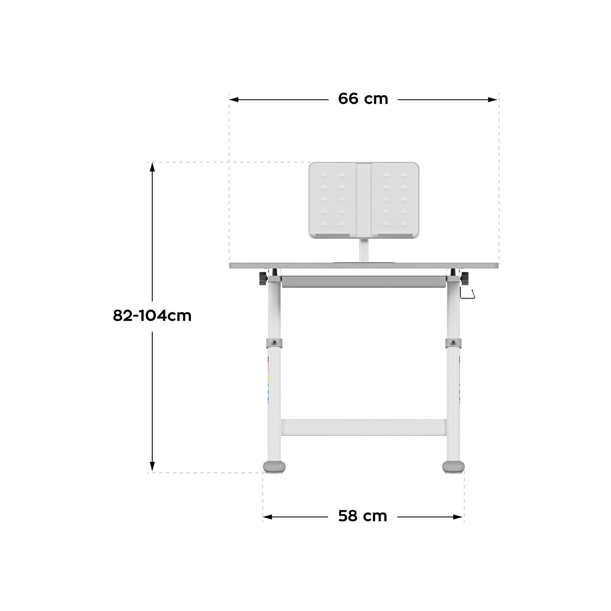 Ergonomiczne biurko dla dziecka Mark Adler Study 3.0 66 cm