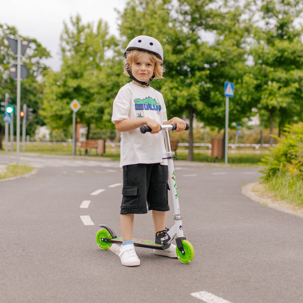 Hulajnoga dla dzieci Tulano Zigzag 35 Green
