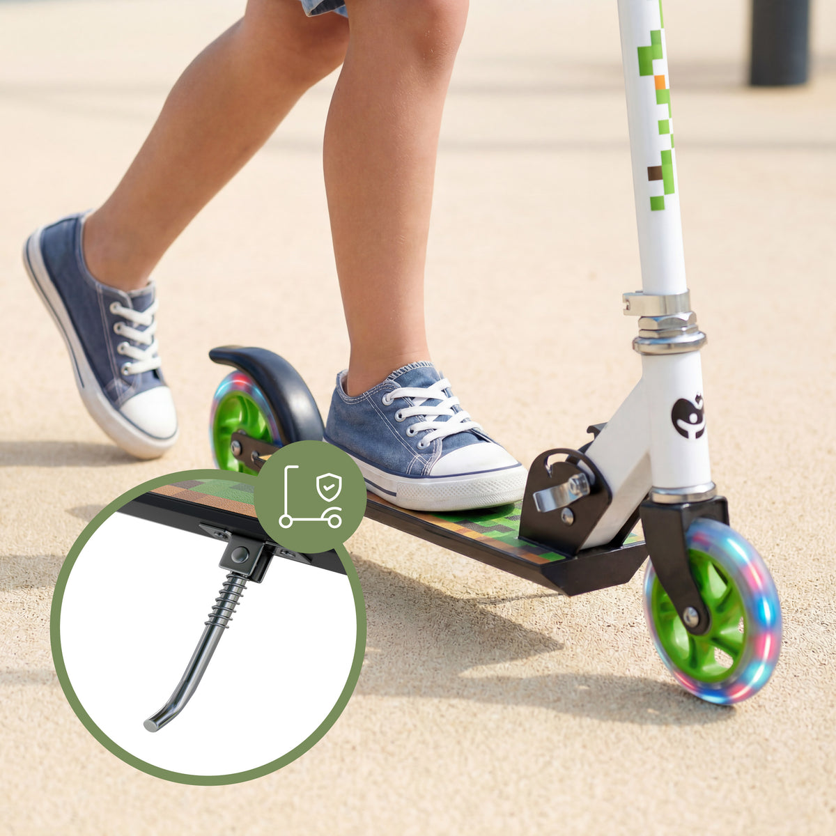 Hulajnoga dla dzieci Tulano Zigzag 35 Green