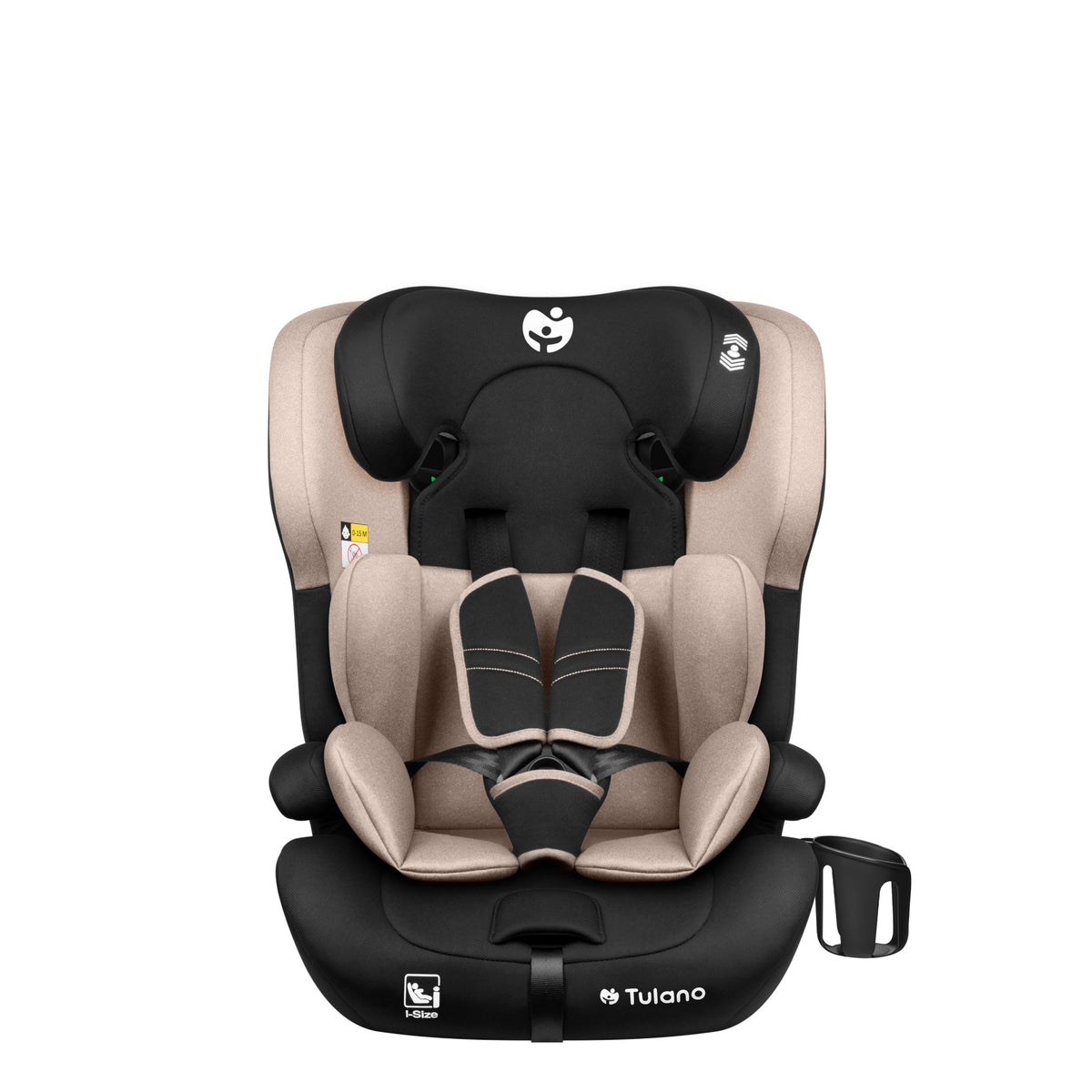 Fotelik samochodowy Tulano 76-150 cm Zooma 45 Beige I-Size