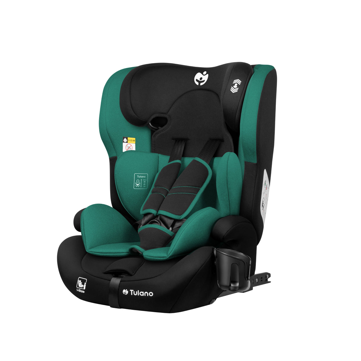 Fotelik samochodowy Tulano 76-150 cm Zooma 45 Green  I-Size